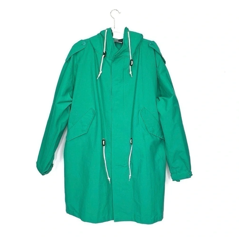 Vintage Polo Ralph Lauren Sailing Jacket Men’s Size Large Green Preppy 90s EUC